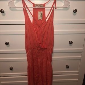 coral romper